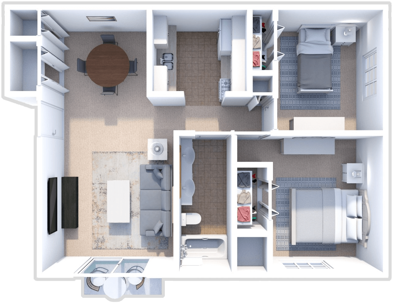 Frasier floor plan